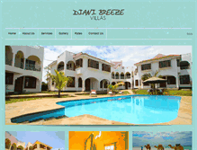 Tablet Screenshot of dianibreezevillas.com